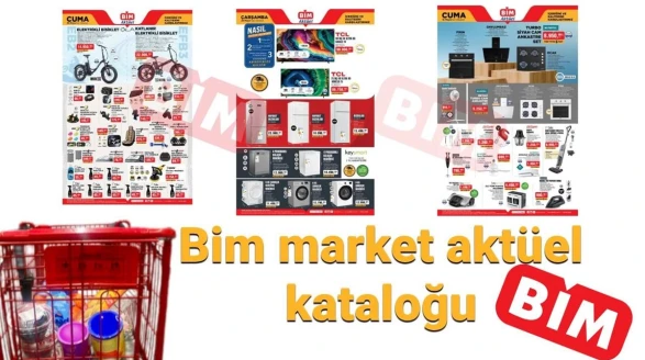 BİM'in Yeni Aktüel Kataloğunda Elektronikten Beyaz Eşyaya, Süpürgeden Barbeküye, Televizyondan Klimaya Birçok Ürün Satışta!